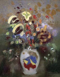 Stilleven van een Vaas met Bloemen